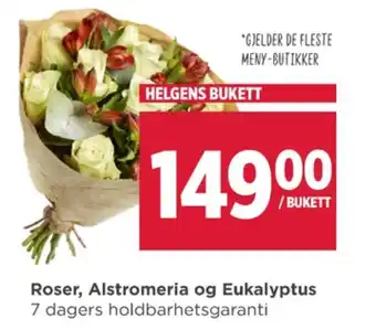 Meny Ukjent bukett tilbud