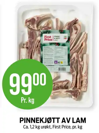 Pinnekjøtt av lam