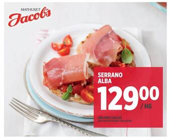 Jacobs Serrano alba tilbud