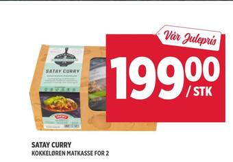 Jacobs Satay curry tilbud