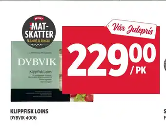 Jacobs Klippfisk loins tilbud