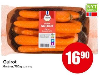 Spar Gulrot Gartner tilbud
