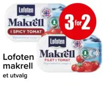 Spar Lofoten Makrell tilbud