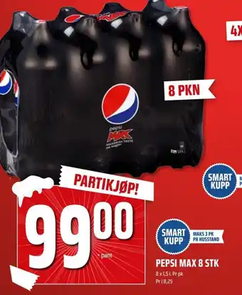 Coop Obs PEPSI MAX 8 STK tilbud