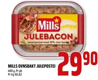 Coop Obs MILLS OVNSBAKT JULEPOSTEI tilbud