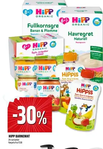 Coop Obs HIPP BARNEMAT tilbud