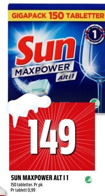 Coop Obs SUN MAXPOWER ALT I 1 tilbud