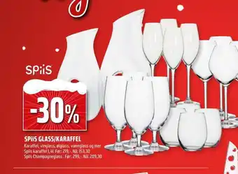 Coop Obs SPiiS GLASS/KARAFFEL tilbud