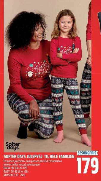 Coop Obs SOFTER DAYS JULEPYSJ TIL HELE FAMILIEN tilbud