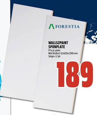 Coop Obs WALLS2PAINT SPONPLATE tilbud