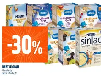 Coop Obs NESTLÉ GRØT tilbud