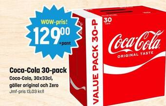 eurocash Coca-Cola 30-pack tilbud