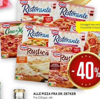 Bunnpris ALLE PIZZA FRA DR. OETKER tilbud