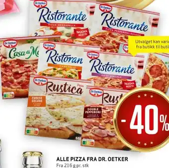 Bunnpris ALLE PIZZA FRA DR. OETKER tilbud