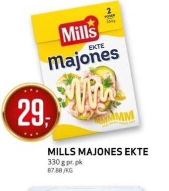 Bunnpris MILLS MAJONES EKTE tilbud