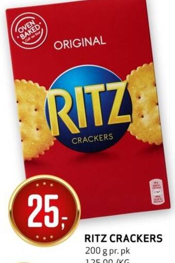 Bunnpris RITZ CRACKERS tilbud