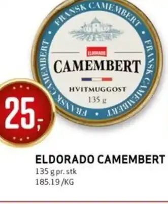 Bunnpris ELDORADO CAMEMBERT tilbud