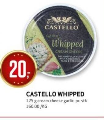 Bunnpris CASTELLO WHIPPED tilbud