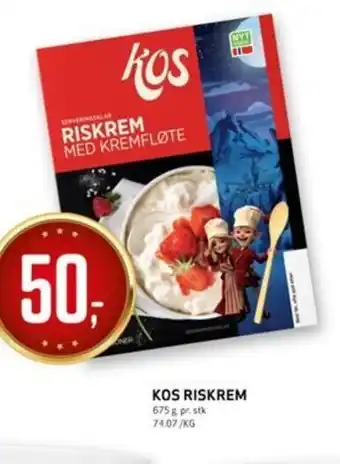 Bunnpris KOS RISKREM tilbud