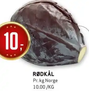 Bunnpris RØDKÅL tilbud