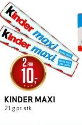 Bunnpris KINDER MAXI tilbud