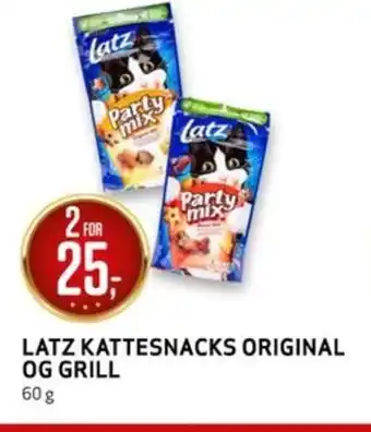 Bunnpris LATZ KATTESNACKS ORIGINAL OG GRILL tilbud