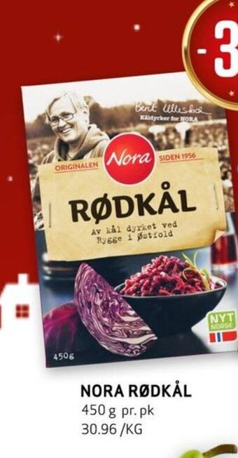 Bunnpris NORA RØDKÅL tilbud