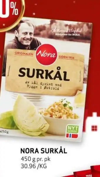 Bunnpris NORA SURKÅL 450 g tilbud