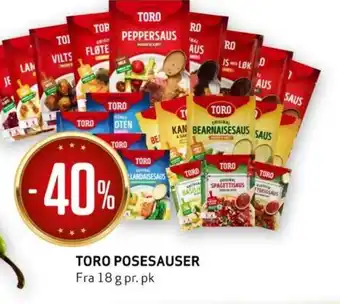 Bunnpris TORO POSESAUSER tilbud