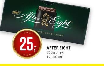 Bunnpris AFTER EIGHT 200 g tilbud