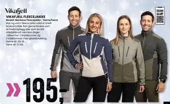 Sport Outlet VIKAFJELL FLEECEJAKKE tilbud
