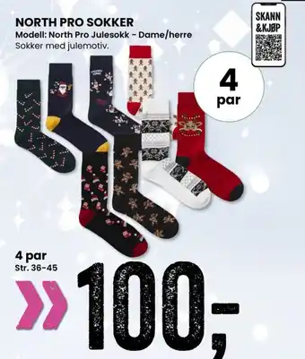 Sport Outlet NORTH PRO SOKKER tilbud