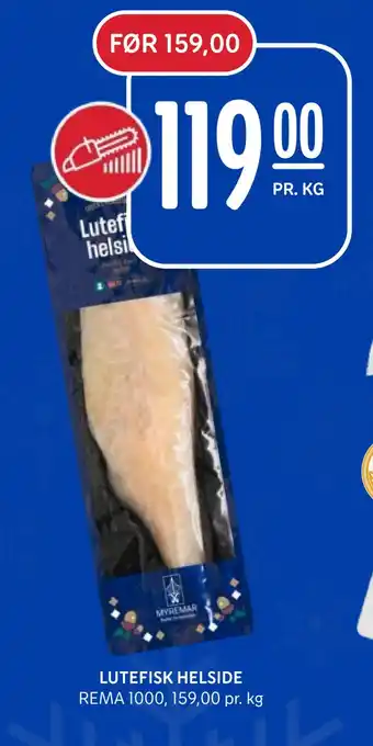 Rema 1000 Lutefisk helside tilbud