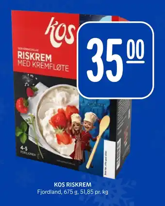 Rema 1000 Kos riskrem tilbud