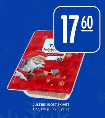 Rema 1000 Julebrunost skivet tilbud