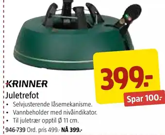 Jula Juletrefot tilbud