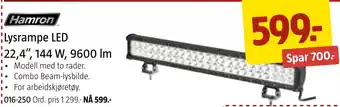 Jula Hamron Lysrampe LED 22.4". 144 W. 9600 lm tilbud