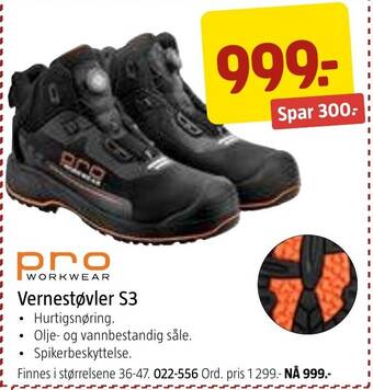 Jula Vernestøvler S3 tilbud