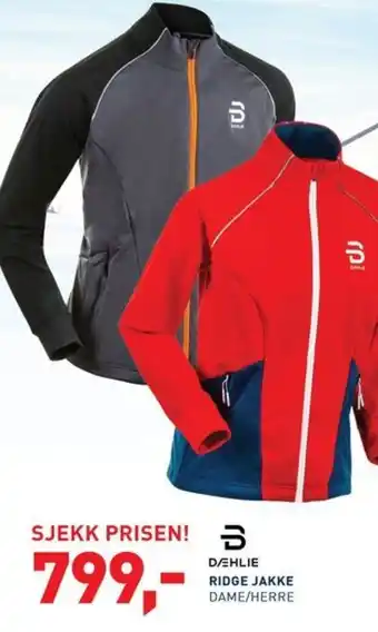 Intersport RIDGE JAKKE DAME/HERRE tilbud