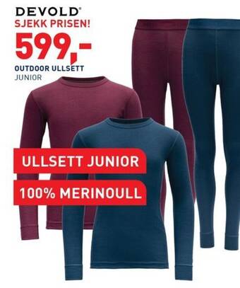 Intersport OUTDOOR ULLSETT JUNIOR tilbud