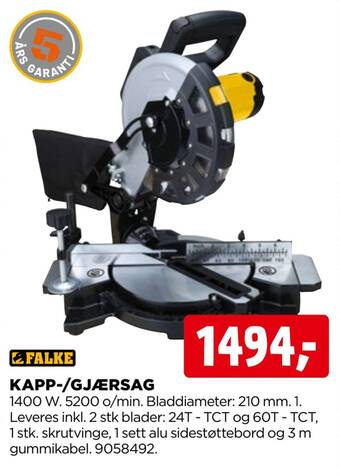 jem & fix Kapp-/gjærsag tilbud