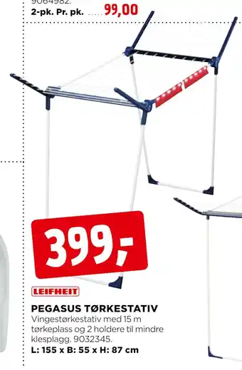 jem & fix Pegasus tørkestativ tilbud