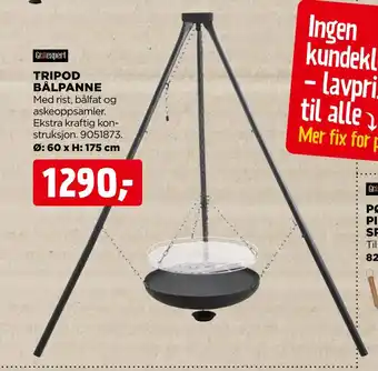 jem & fix Tripod bålpanne tilbud