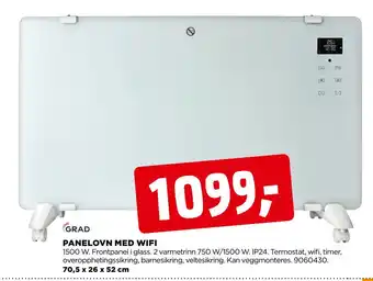 jem & fix Panelovn med wifi tilbud