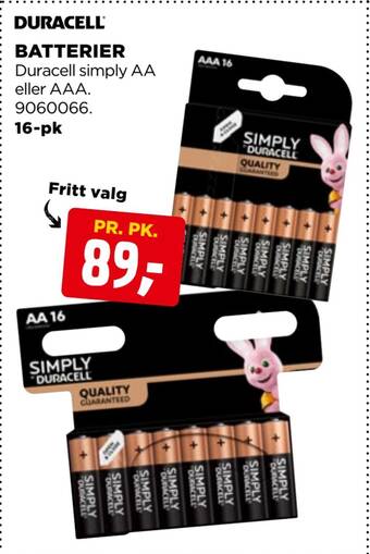 jem & fix Batterier tilbud