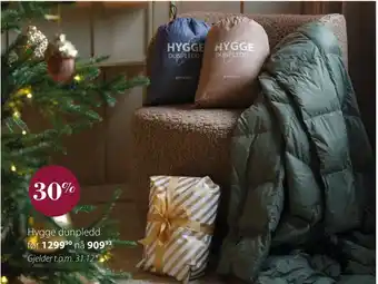 Princess Hygge dunpledd tilbud