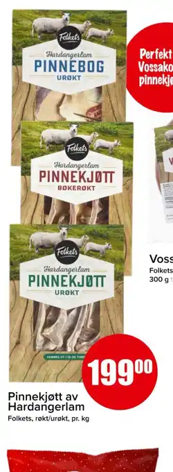 Spar Pinnekjøtt av Hardangerlam tilbud