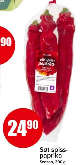 Spar Søt spiss-paprika tilbud