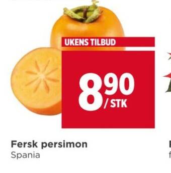 Meny Fersk persimon Spania tilbud