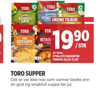 Meny TORO SUPPER tilbud
